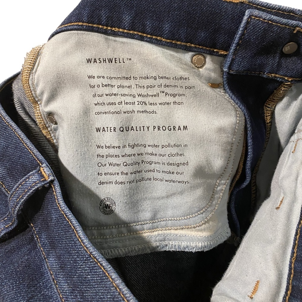 Banana Republic High Rise Slim in Dark Wash - Picture 8 of 8